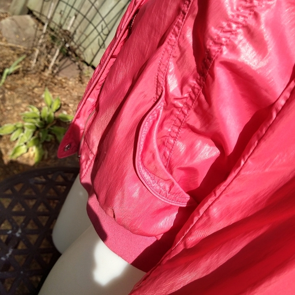 HOST PICK Size S pink 90s style windbreaker zip up coat - Picture 7 of 16